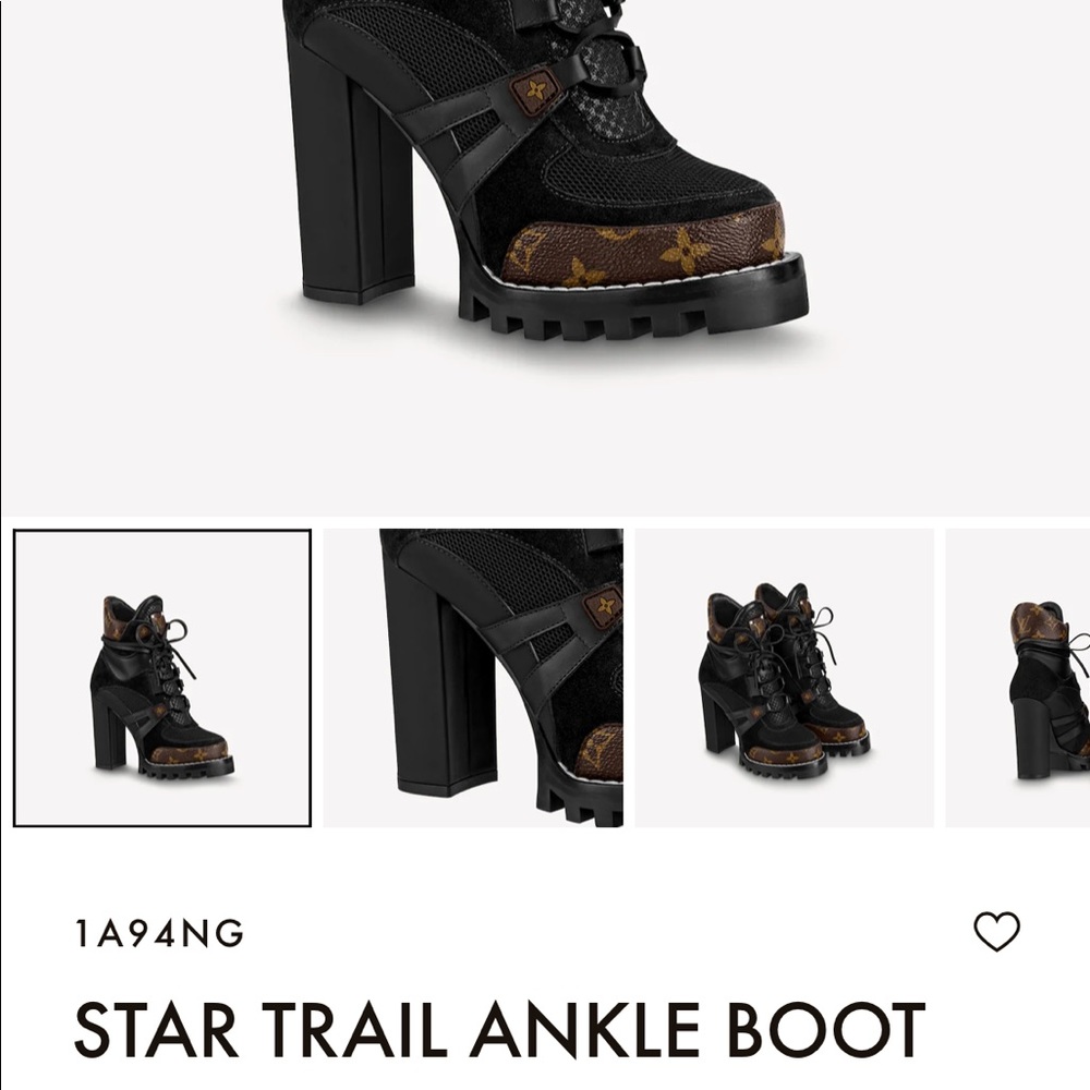 Louis Vuitton Star Trail Ankle Boots